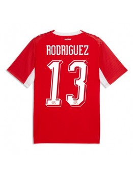 Schweiz Ricardo Rodriguez #13 Replika Hemmakläder VM 2026 Kortärmad
